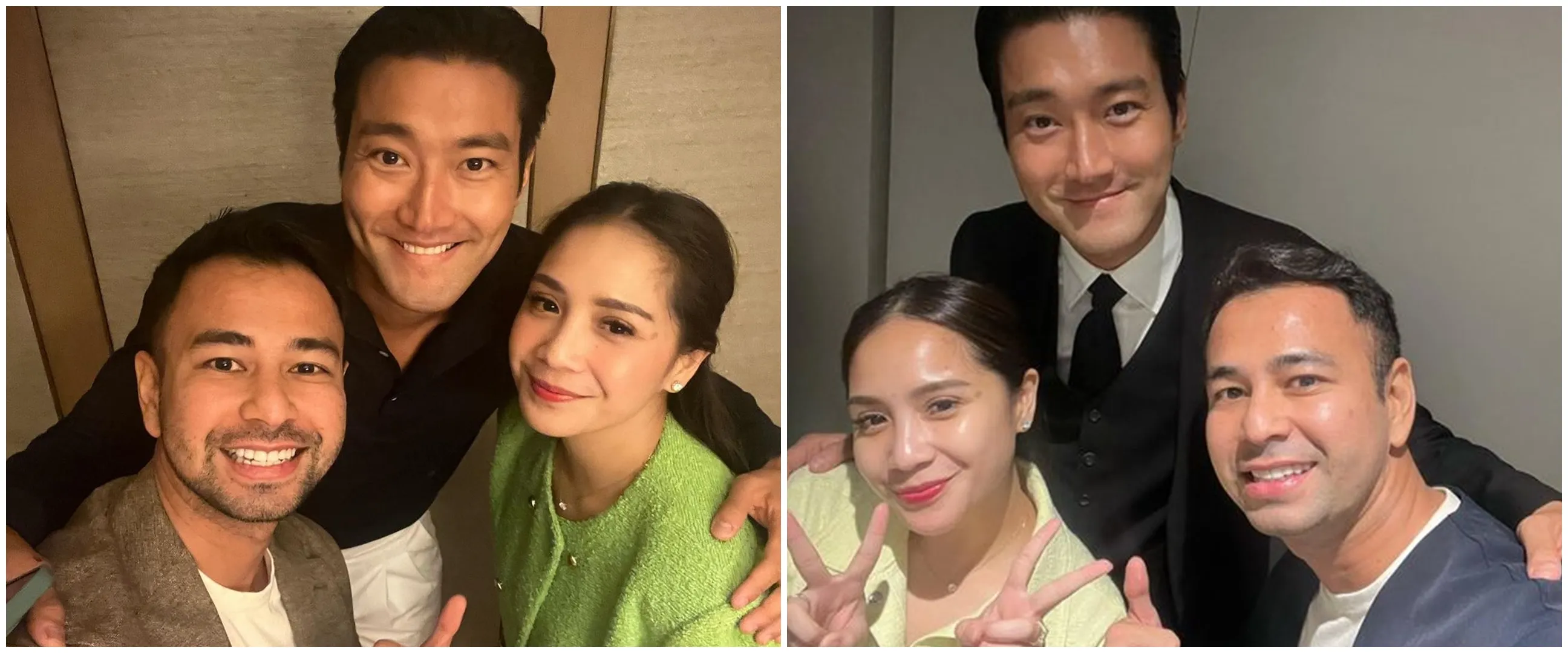 Makin akrab bak sahabat karib, begini 9 potret kedekatan Raffi Ahmad-Nagita Slavina dan Choi Siwon