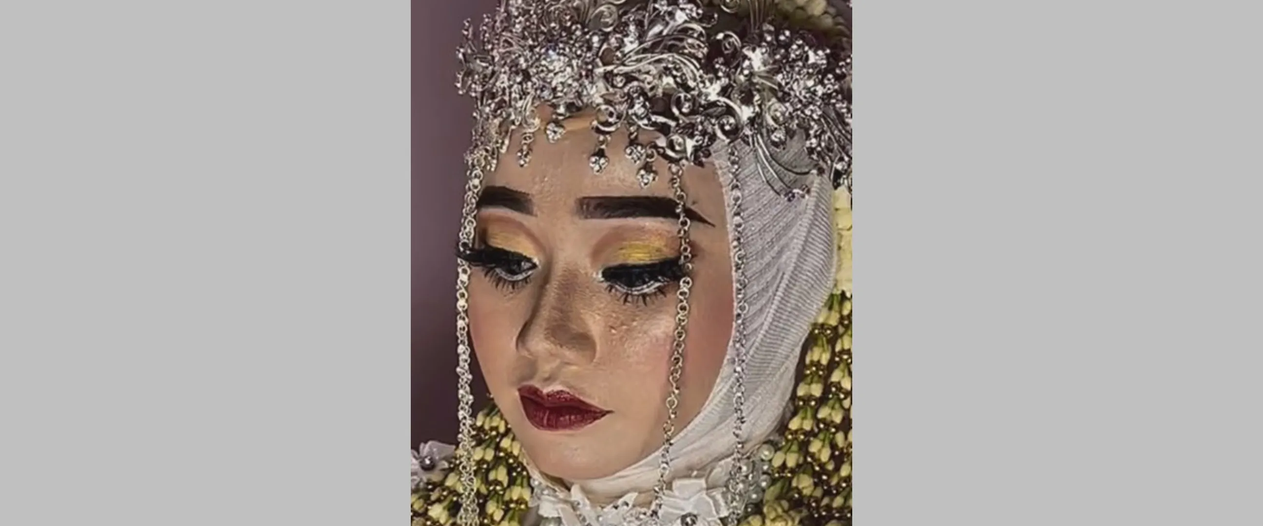 Beda hasil makeup pengantin di kenyataan vs potret fotografer ini bikin ngelus dada, editingnya ngegas