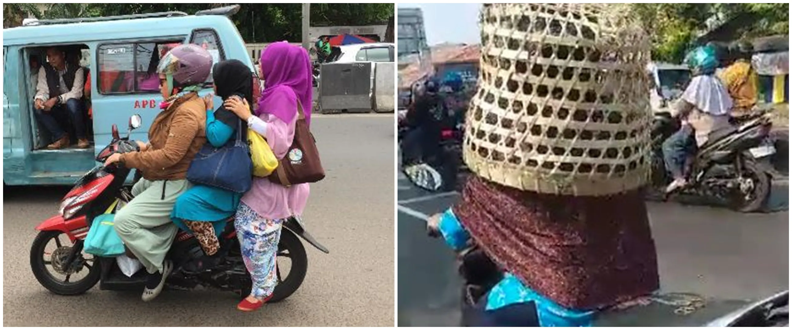 Ini jadinya kalau jurus 'The Power of Emak-emak' beraksi di jalanan, 11 potretnya bikin ngelus dada