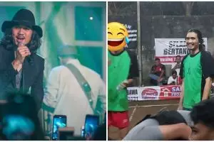 Fiks bapak-bapak kompleks, ini 10 momen seru Duta Sheila On 7 ikut lomba voli 17-an di kampung