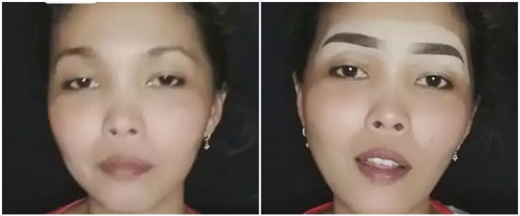 Pakai makeup total Rp 100 ribuan, 10 potret wanita ini buktikan skill rias mumpuni kunci jadi cantik