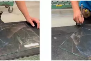 Pria ini tunjukkan cara cepat potong kaca agar hasilnya presisi, endingnya malah di luar prediksi