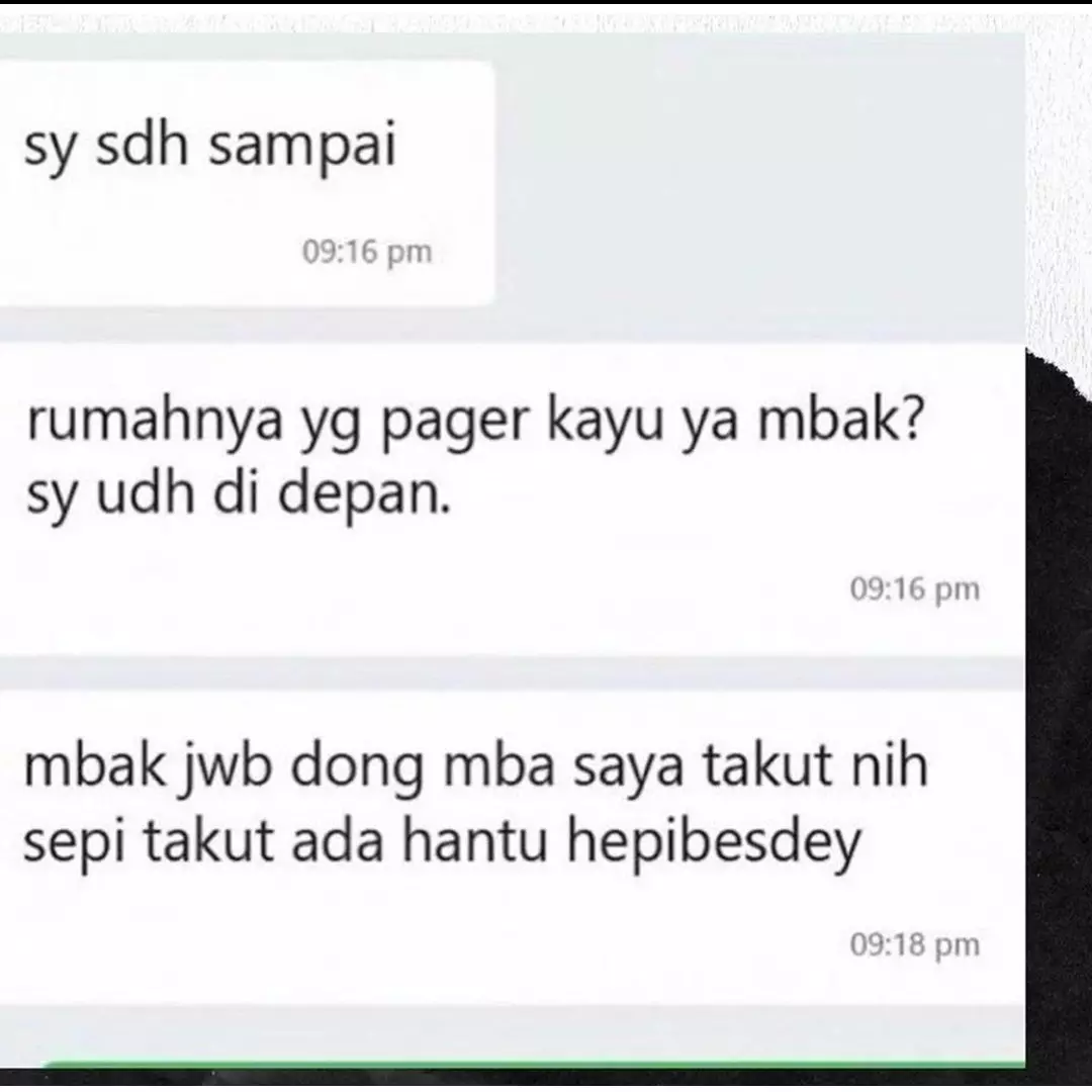 13 Chat kocak kurir ini endingnya absurd banget, ada yang malah takut sendiri