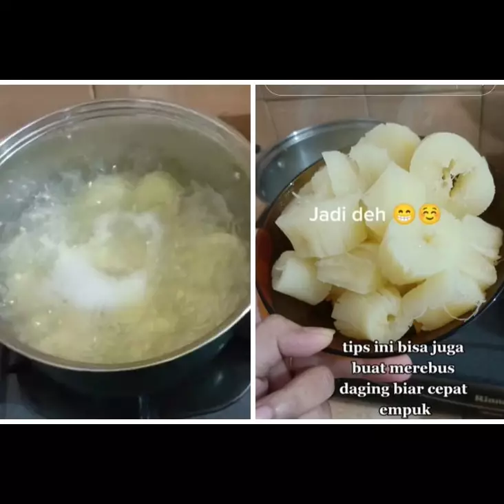 Tak bikin boros gas, ini trik merebus singkong cepat empuk hanya dalam 10 menit