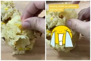 Bikin geleng kepala, bakwan jagung ala warganet ini simpel dibuat tapi auto kerja keras pas makan