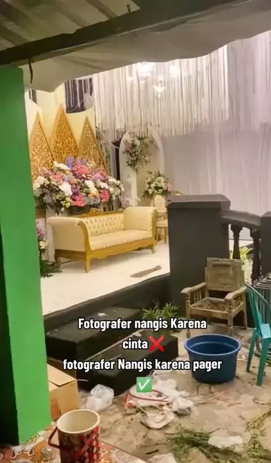dekorasi nikahan ini bikin fotografer nangis Berbagai sumber