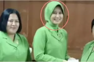 Wanita berseragam Persit ini ternyata aktris FTV azab, tanggalkan profesi artis jadi istri Danramil