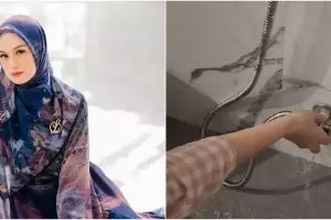 Jadi kado terindah di hari ulang tahun, 9 momen Kimberly Ryder bersihkan kamar yang kebanjiran