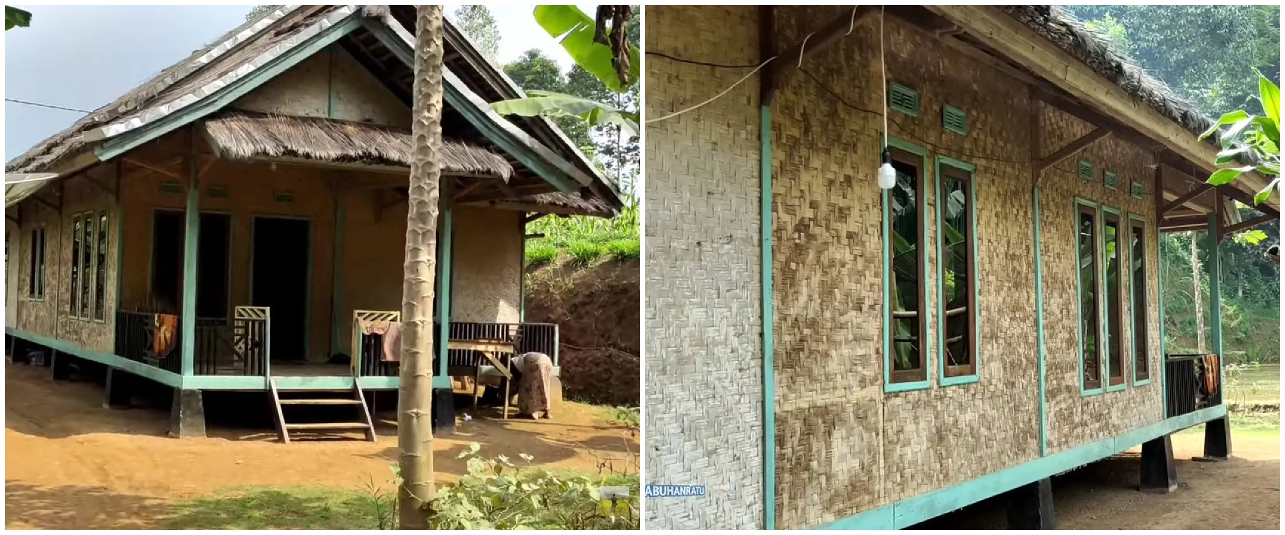 Rumah bambu tengah sawah ini terpencil bebas dari ocehan tetangga, 10 potretnya nyaman meski sederhana
