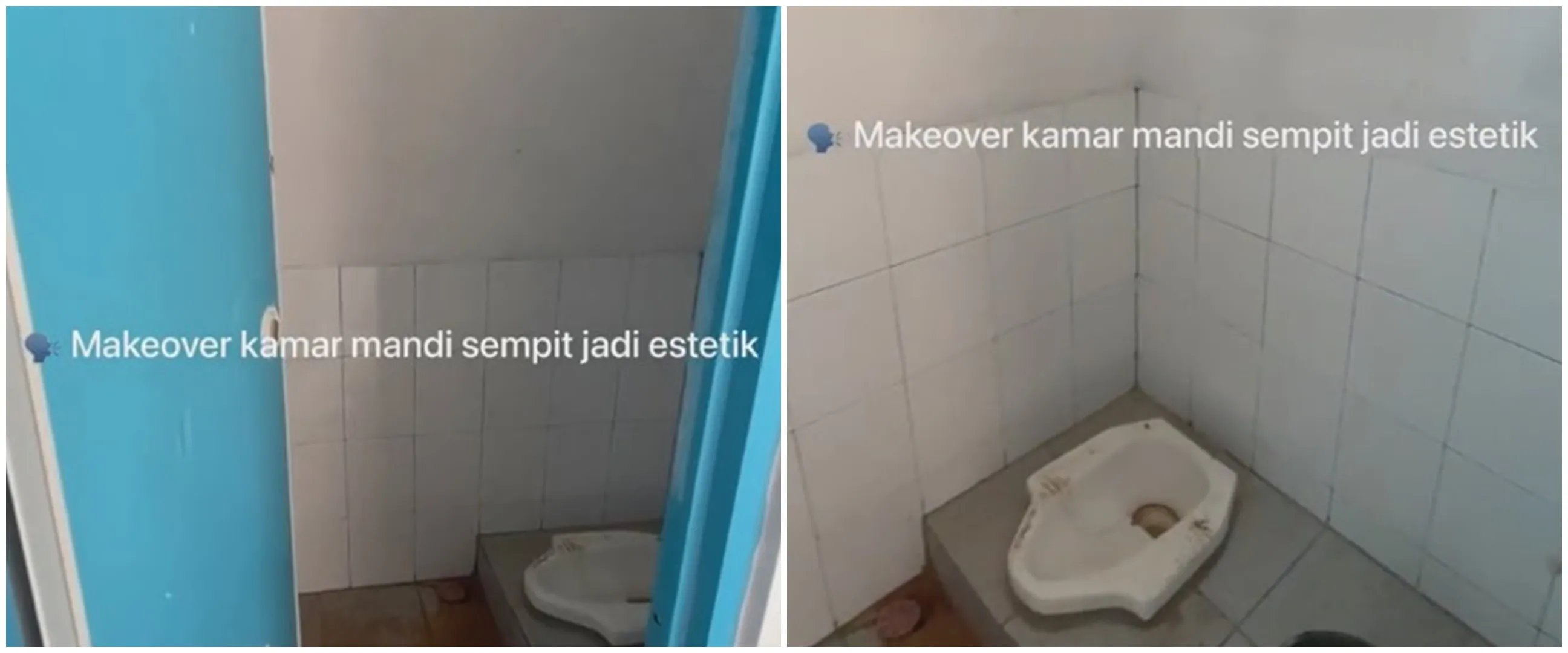 7 Potret kamar mandi sempit direnovasi jadi elit, estetik tapi baknya bikin salah fokus