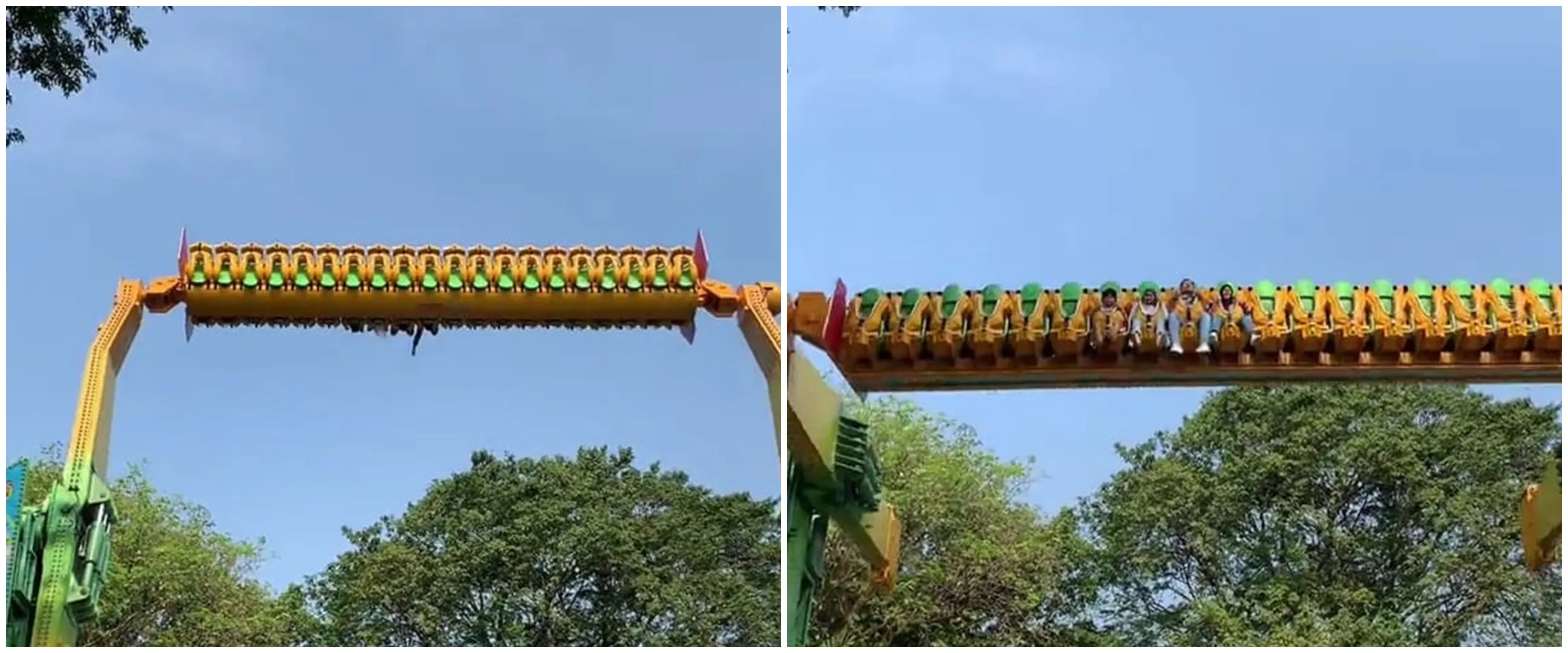 Pengin healing malah apes, momen hijab lepas saat naik tornado di Dufan ini bikin ngakak kenceng