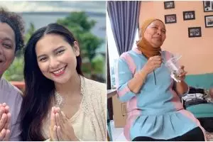 Dari Kendari ke Jakarta demi menantu, ini 11 momen akrab Indah Permatasari dan orang tua Arie Kriting