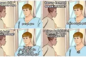 11 Potret kocak meme percakapan dokter dan pasien ini receh abis, bikin senyum-senyum sendiri