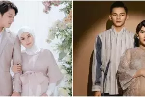 Potret maternity shoot 11 pedangdut bareng suami, Yeni Inka elegan dengan nuansa monokrom