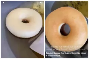Trik menggoreng donat agar hasilnya mulus, antikempis, dan tak menyerap banyak minyak