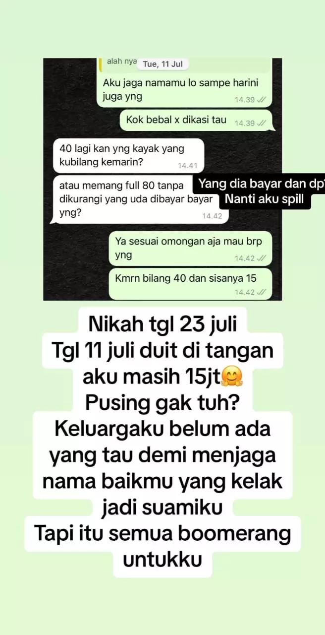 Pria kelabui keluarga pasangan  © TikTok
