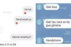 Mending ngomong sama tembok, 11 chat lucu nggak nyambung ini endingnya bikin bingung