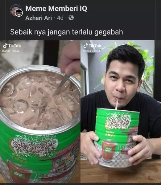 minum susu kocak © berbagai sumber