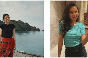 Sering percaya diri tampil bare face, begini 11 potret Indah Permatasari pakai dan tanpa makeup