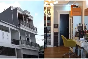 Rumah mewah tiga tingkat di gang kampung ini punya pedangdut kini jadi presenter, intip 11 potretnya