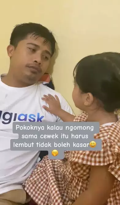Momen kocak ayah ditegur anak perempuannya TikTok
