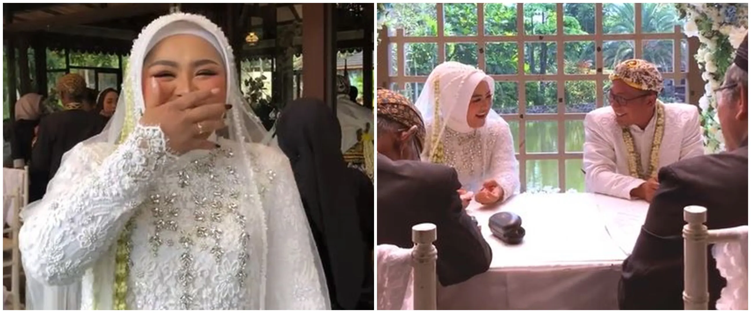 Kisah haru pasangan rujuk usai 6 tahun cerai, senyum malu saat akad bikin ikutan senang