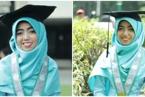 Malu tak posting foto wisuda sebab riasan gagal, wanita ini makeup ulang dengan hasil lebih manglingi