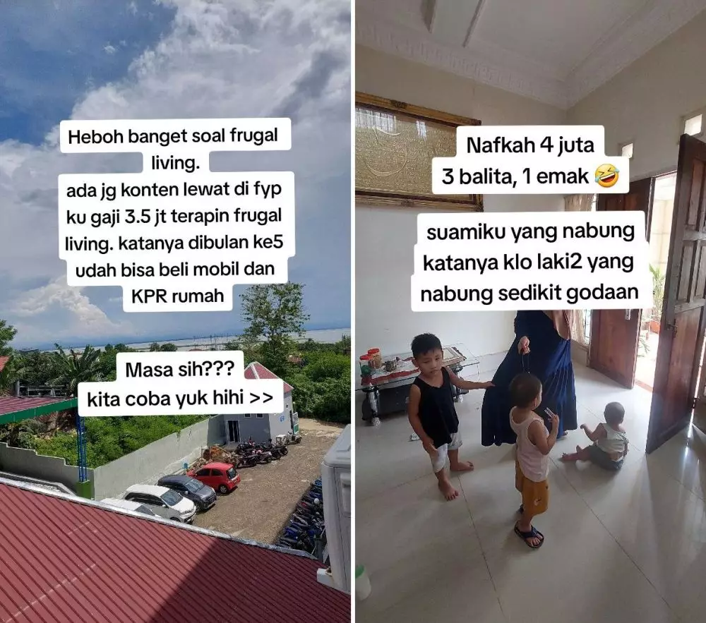 frugal living bikin nyesel © TikTok