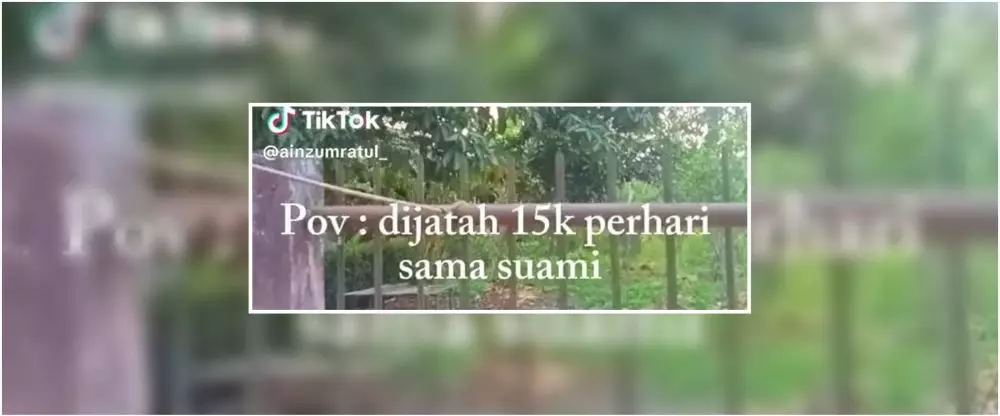 uang bulanan 15 ribu sehari © TikTok