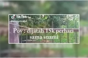 Wanita diberi jatah suami Rp 15 ribu/hari untuk belanja sayur, cara atur keuangannya bikin pro kontra