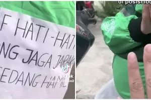 Ibu ini berjuang cari nafkah jadi driver ojek online saat hamil besar, alasan di baliknya bikin nyesek