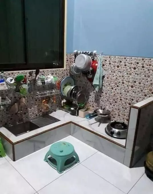 potret kocak desain dapur warga Berbagai sumber