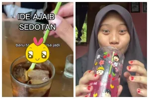 Pakai 1 jenis rempah dapur, aksi cerdik warganet menyedot minuman ini bikin melongo