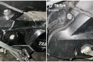 Starter motor milik wanita ini nyangkut di bawah standar, pengen heran tapi kocak