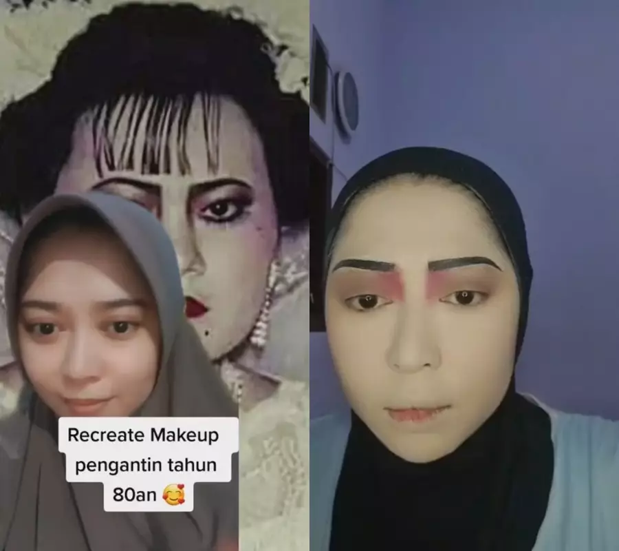 recreate makeup pengantin india jadul © 2023 brilio.net recreate makeup pengantin india jadul © 2023 brilio.net