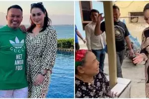 9 Momen Jennifer Dunn temani Faisal Haris blusukan ke permukiman warga, tak gengsi pakai sandal jepit