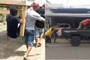 13 Potret lucu kerja sama teman ini bukannya jadi enteng malah bikin tepuk jidat