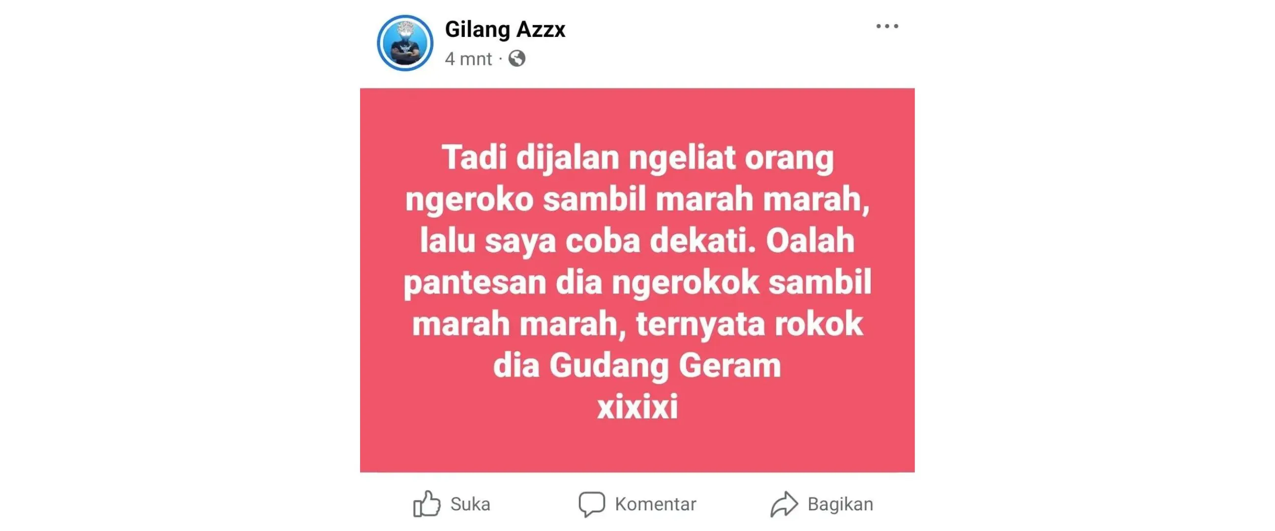 11 Status lucu berisi jokes bapak-bapak di Facebook ini bikin geli, orang tua siapa ini?