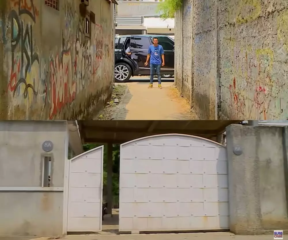 potret rumah seleb di gang sempit © berbagai sumber