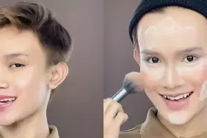 Cowok ini recreate makeup Suzanna, hasilnya bikin melongo sampai dipuji Luna Maya