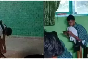 Meskipun jatuhnya nyeleneh, 11 potret lucu murid berani beda ini perlu diapresiasi