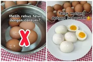 Trik jitu merebus telur supaya tak overcooked, nutrisinya nggak hilang dan mudah dikupas