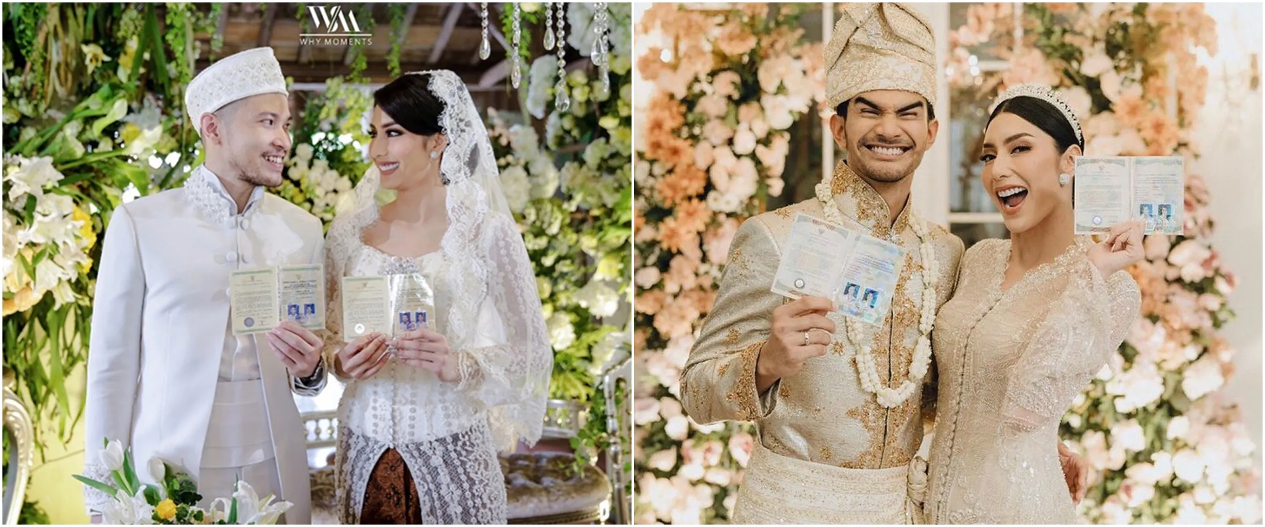 Tampil anggun berkebaya bak princess, intip 9 beda gaya pernikahan pertama dan kedua Tyas Mirasih