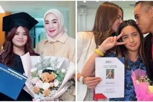 Penampilan 6 anak seleb perdana masuk SMP, gaya Mikhayla copy paste Nia Ramadhani