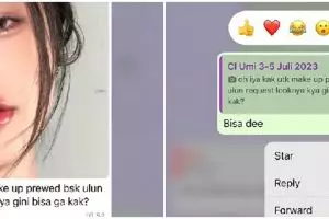 Calon pengantin ini request-nya antimainstream, minta MUA makeup ala douyin hasilnya di luar dugaan