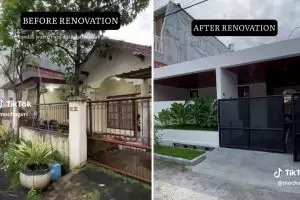 11 Potret before-after renovasi rumah tua jadi hunian modern, berasa beli baru