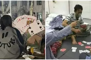 11 Potret kocak orang main kartu ini aksinya bikin ngakak, jadi pengin ikut join