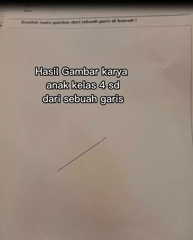 potret hasil imajinasi anak kelas 4 SD dari garis miring TikTok potret hasil imajinasi anak kelas 4 SD dari garis miring TikTok
