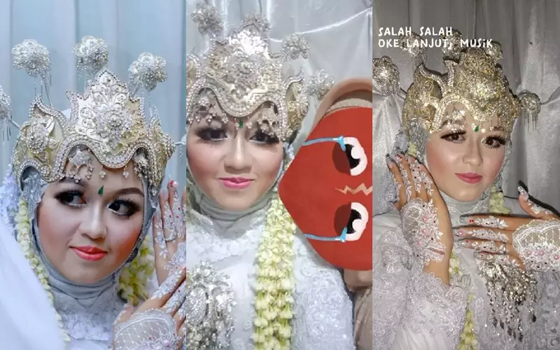 makeup ulang usai 2 tahun menikah © 2023 brilio.net