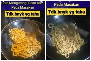 Bukan ditambah air, gula, atau kentang, ini trik mengatasi masakan keasinan pakai 1 jenis minyak